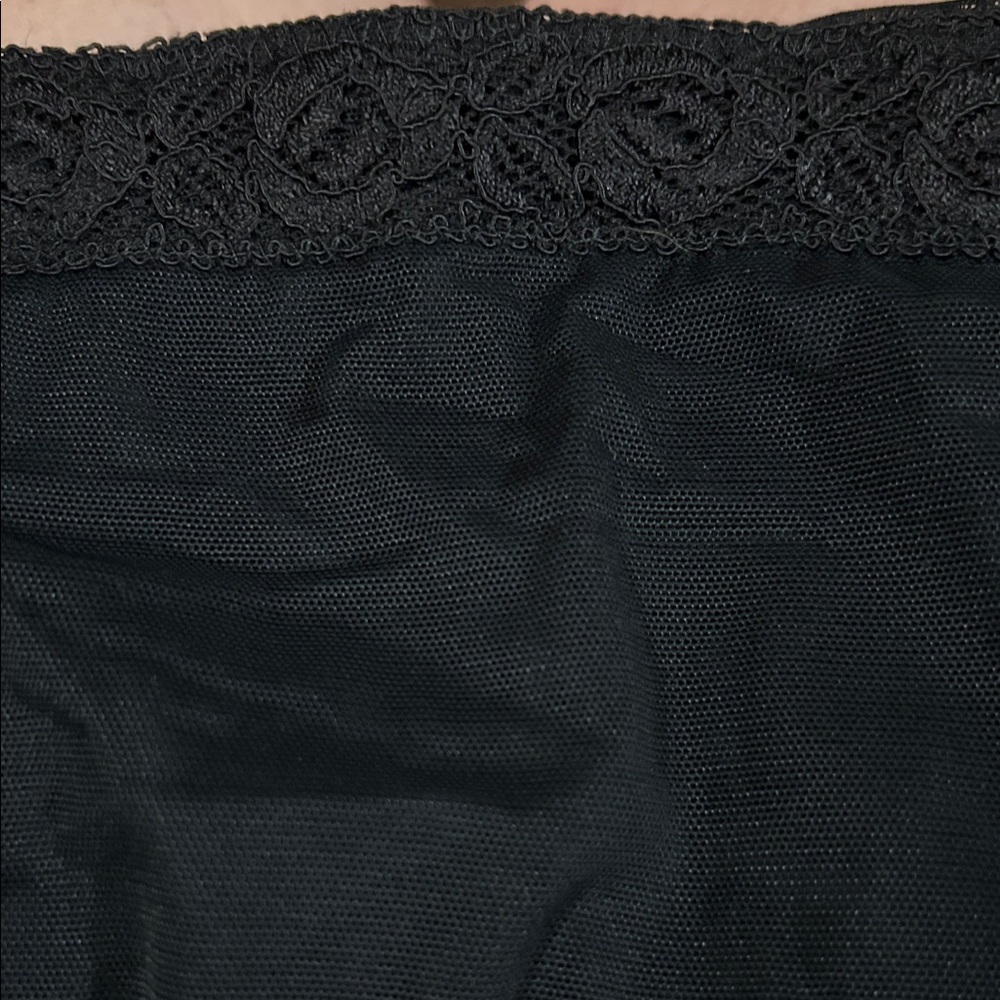 Cosabella Black Strapless Bodysuit